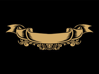 luxury frame ribbon ornament wedding decoration