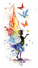 charming fairy drawing (5)-T