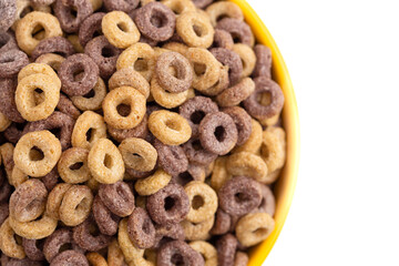 Healthy Blueberry Banana Vegetable and Fruit Flavored Breakfast Cereal Rings