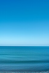 Obraz premium Featuring a beautiful blue sky background, vivid expansive