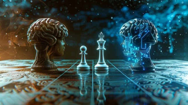 Human vs. ai. Explore the captivating clash between human intellect and artificial intelligence in the game of chess.