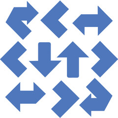 Arrow icon. Arrow vector collection. Arrow. Cursor. Modern simple arrows. Vector illustration.