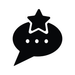 Feedback or Review icon vector illustration