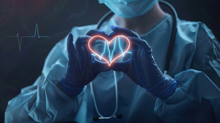 Love our medical professionals. Show your appreciation for healthcare workers with this heartwarming image. Support medical professionals and their vital role in our well-being.