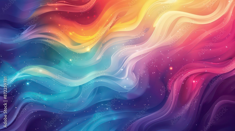 Canvas Prints colorful abstract background. generative ai