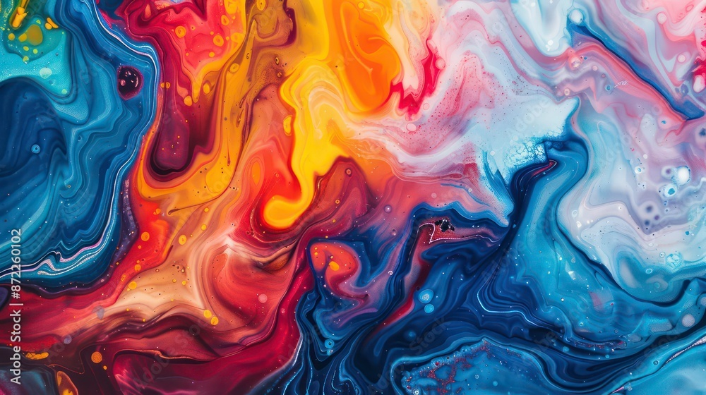 Canvas Prints colorful abstract background. generative ai