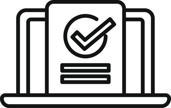 Simple, scalable and editable stroke icon, perfect for mobile, web and print