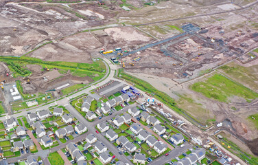 Naklejka premium New housing development at Dargavel in Bishopton