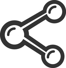 Share icon. Link symbol modern, simple, vector, icon for website design, mobile app, ui. Vector Illustration