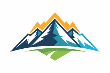 Mountain adventure logo Premium Vector