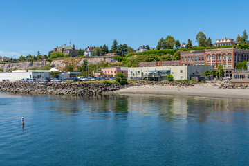 Port Townsend Washington state old town and waterfront.