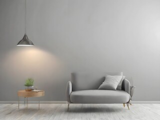 modern living room with sofa