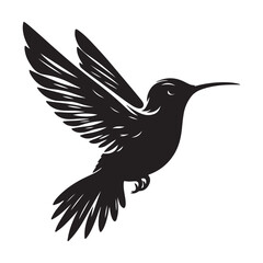 Bird silhouette vector illustration