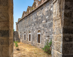 Lower church in abandoned village Kayakoy in Turkiye