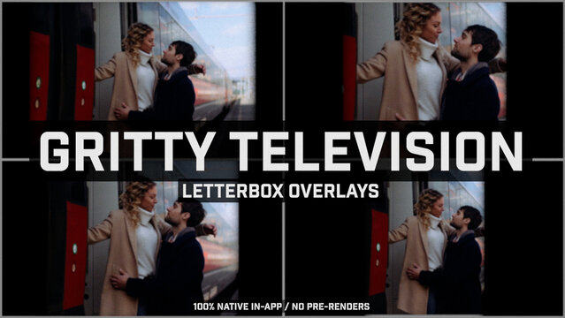 Gritty Television LetterBox Overlays