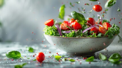 Fresh Vegetable Salad Generative AI