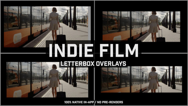 Indie Film LetterBox Overlays