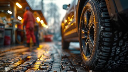 Winter Car Service Generative AI