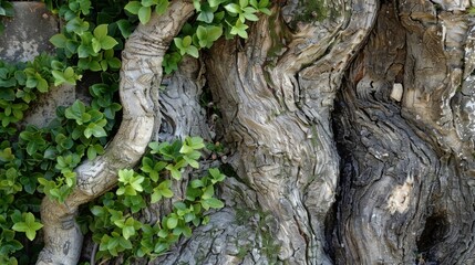 Obraz premium A reminder of the resilience and resourcefulness of Mother Nature providing nourishment in unexpected places.