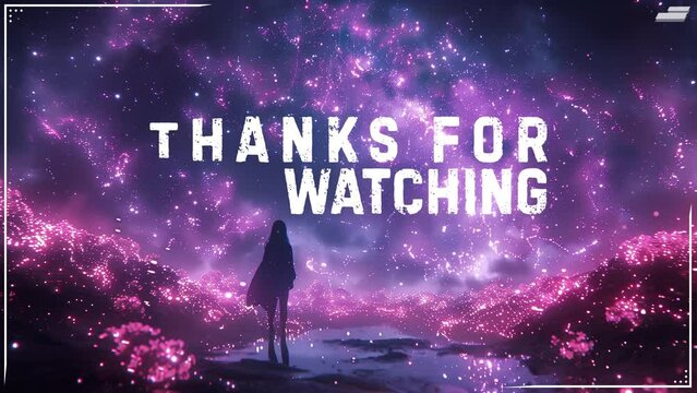 Animated Twitch Screens Space Girl for Stream - Thanks Media background. Twitch package overlays, panels. Twitch screens. Media overlay for stream. Animated background for stream on twitch or youtube.