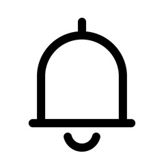 Notification icon design in filled and outlined style