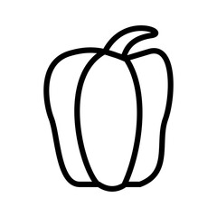 Paprika icon design in filled and outlined style