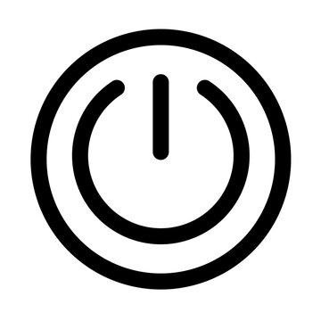 recommend clip art: Power Activation Button icon design in filled and outlined style