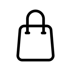 Shopping bag icon design in filled and outlined style