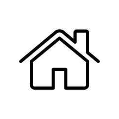 Home icon design in filled and outlined style