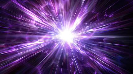 Purple Rays of Light
