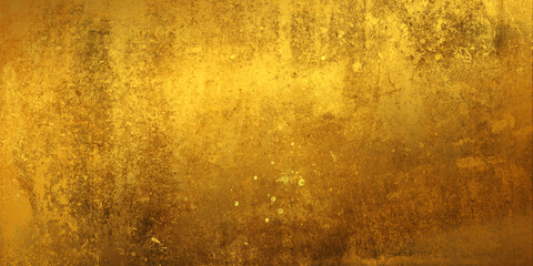 Scratched grunge golden texture with old,dusty and dirty surface.Vintage retro background
