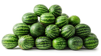 Fototapeta premium Mountain of Watermelons with Copy Space