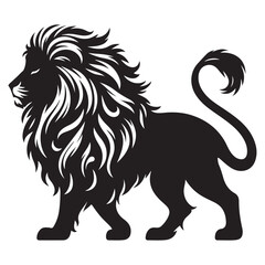 Fototapeta premium Lion Silhouette Vector