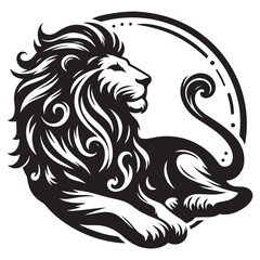 Lion Silhouette Vector