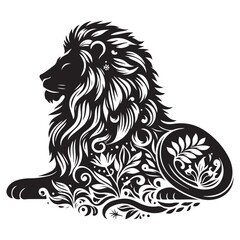 Lion Silhouette Vector