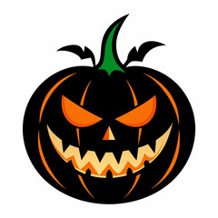  halloween pumpkin head, black cat ,cat cartoon,halloween castle with bats,jack o lantern,