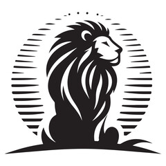 Lion Silhouette Vector