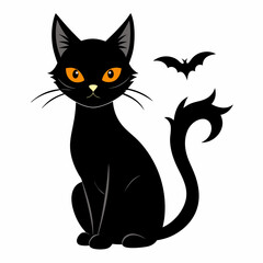  halloween pumpkin head, black cat ,cat cartoon,halloween castle with bats,jack o lantern,