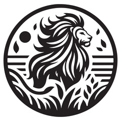 Lion Silhouette Vector