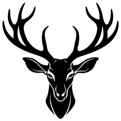 Deer head vector illustration