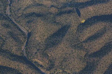 Aerial Photograph of Arizona from Hot Air Balloon