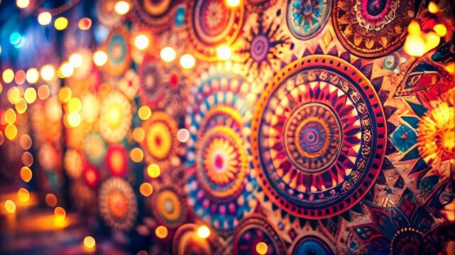 Boho Abstract Background