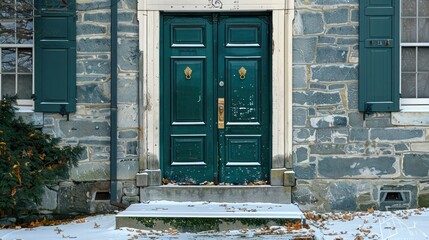 Naklejka premium MODERN AND LUXURY DOOR DESIGN