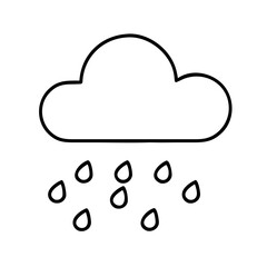rain, vector, weather, storm, water, climate, wind, nature, meteorology, raindrop, lightning, thunderstorm, night, season, thermometer, umbrella, cloud, sky, overcast, drizzle, cloudscape, rainy