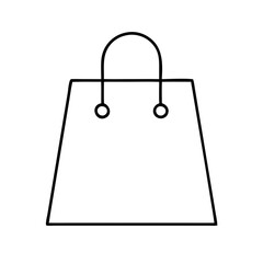 Shopping Bag Icon: Retail Shop Store Sale Gift Market Fashion Design