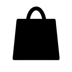 Shopping Bag Icon: Retail Shop Store Sale Market Fashion Design Purchase Buy Consumer