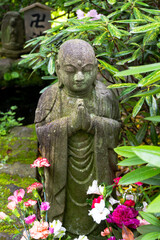 Butsuzo, Buddhist statue at Jizo-Do in Hase-dera (Kaiko-zan Jisho-in Hase-dera), commonly called the Hase-kannon, a Buddhist temples in Kamakura, Kanagawa Prefecture (Kanagawa-ken), Kanto, Japan