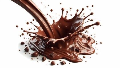 Schokoladen  splash