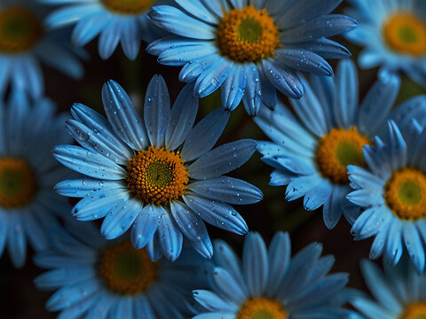 Blue Daisies