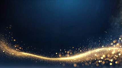 background of abstract glitter lights. blue, gold, black, blue, purple. de focused. banner